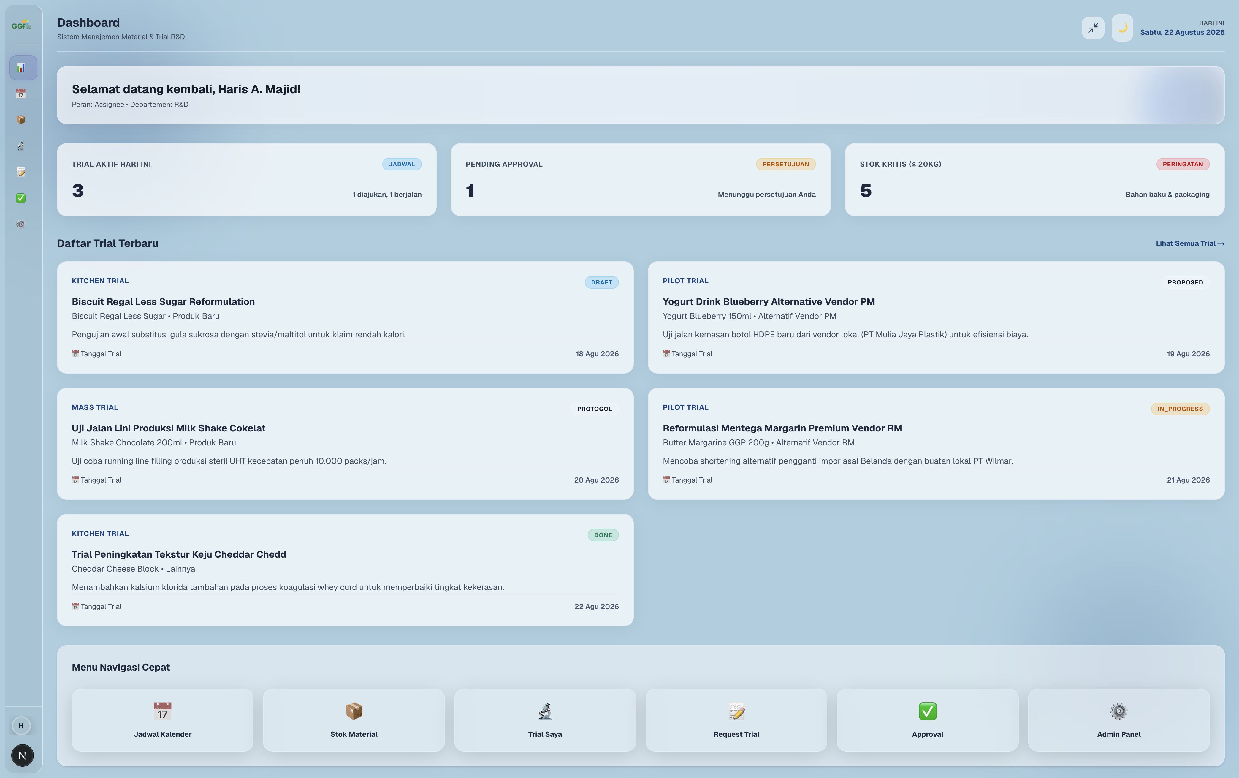 Trial Management System preview